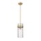 Z-Lite Fontaine 1 Light Pendant, Rubbed Brass & Clear 3035P6-RB - alternate 6